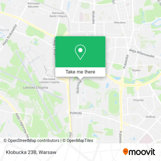 Kłobucka 23B map