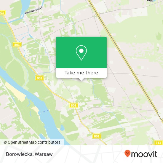 Borowiecka map