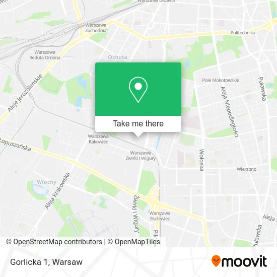 Gorlicka 1 map