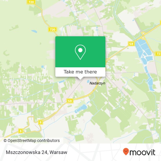 Mszczonowska 24 map