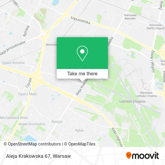 Aleja Krakowska 67 map