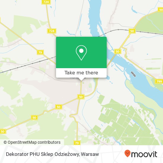 Dekorator PHU Sklep Odzieżowy, ulica Pijarska 2 05-530 Gora Kalwaria map