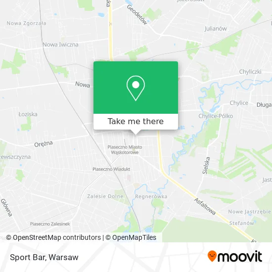 Карта Sport Bar