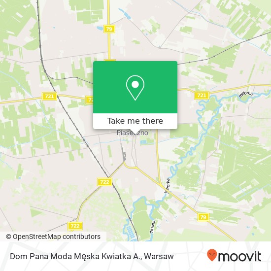 Dom Pana Moda Męska Kwiatka A., ulica Jozefa Sierakowskiego 2 05-500 Piaseczno map