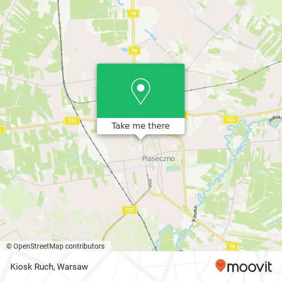 Kiosk Ruch, ulica Janusza Kusocinskiego 05-500 Piaseczno map