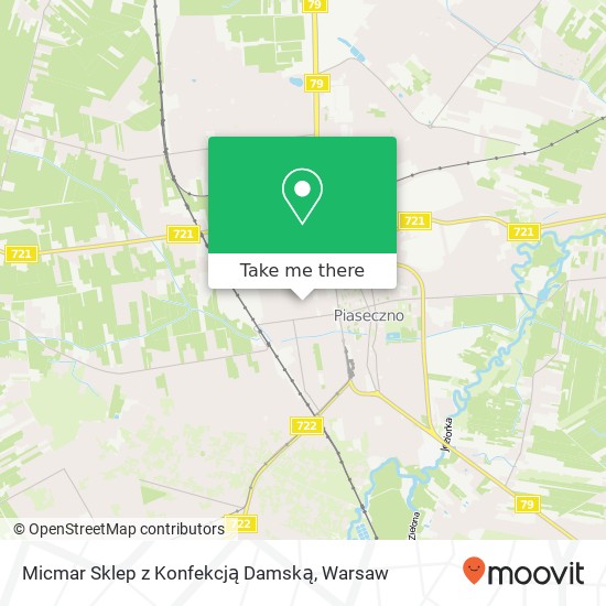 Micmar Sklep z Konfekcją Damską, ulica Szkolna 24 05-500 Piaseczno map