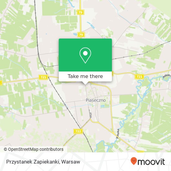 Przystanek Zapiekanki, ulica Wojska Polskiego 05-500 Piaseczno map