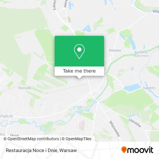 Карта Restauracja Noce i Dnie