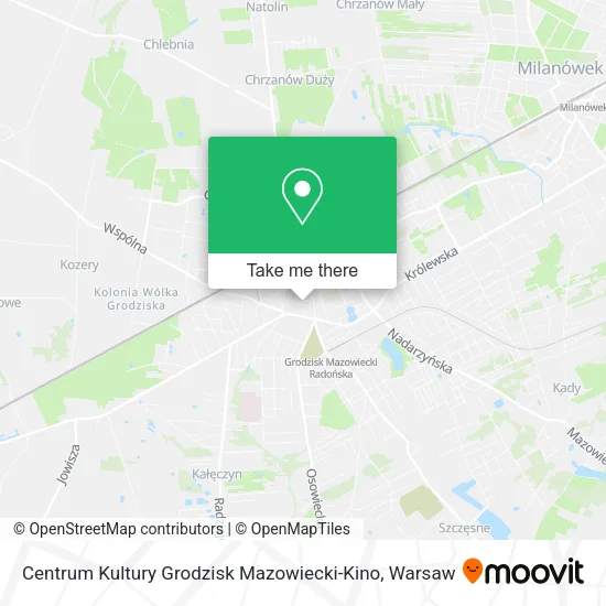 Centrum Kultury Grodzisk Mazowiecki-Kino map