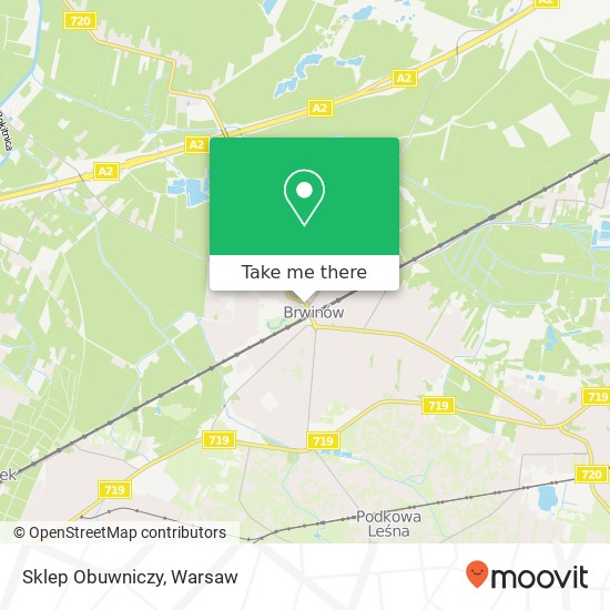 Sklep Obuwniczy, ulica Rynek 4 05-840 Brwinow map