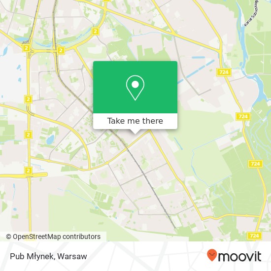 Pub Młynek map