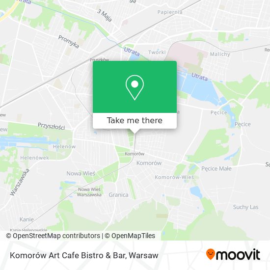 Komorów Art Cafe Bistro & Bar map