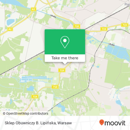 Sklep Obuwniczy B. Lipińska, aleja Wojska Polskiego 52 05-800 Pruszkow map