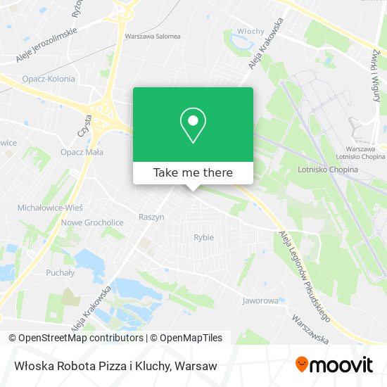 Włoska Robota Pizza i Kluchy map