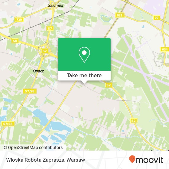 Wloska Robota Zaprasza, ulica Na Skraju 52 02-197 Warszawa map