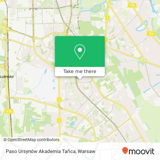 Paso Ursynów Akademia Tańca, ulica Koncertowa 4 02-787 Warszawa map