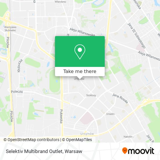 Selektiv Multibrand Outlet map