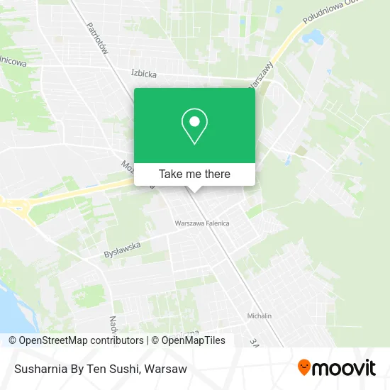 Susharnia By Ten Sushi map