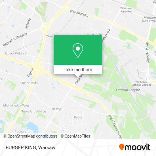 Карта BURGER KING