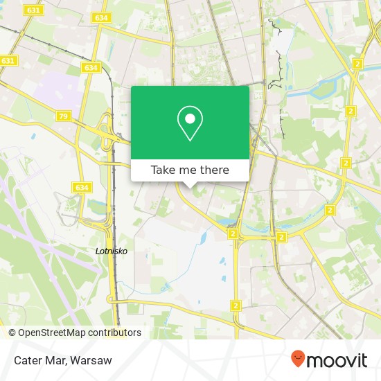 Cater Mar, ulica Sniardwy 2 02-695 Warszawa map