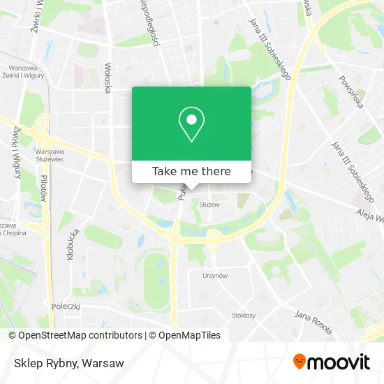 Sklep Rybny map