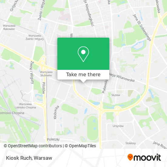 Карта Kiosk Ruch