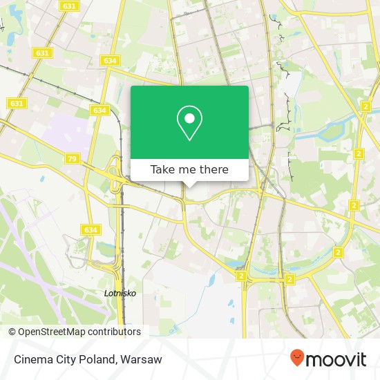 Cinema City Poland map