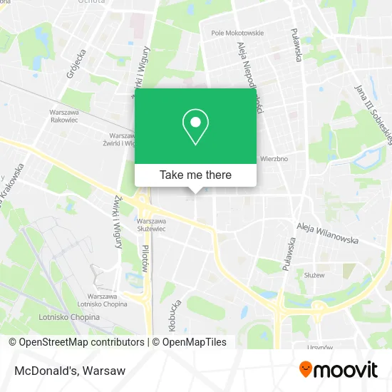 McDonald's map
