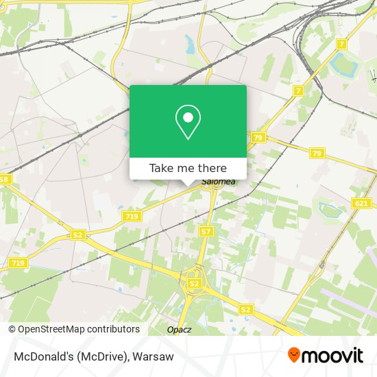 McDonald's (McDrive) map