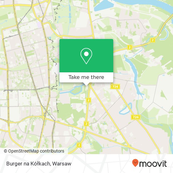 Burger na Kółkach, ulica Pory 78 02-757 Warszawa map