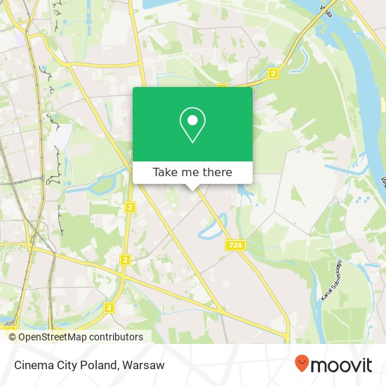 Cinema City Poland map