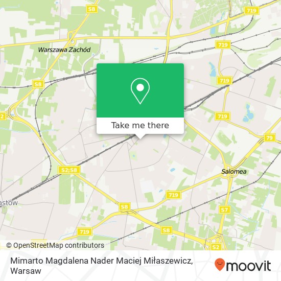 Mimarto Magdalena Nader Maciej Miłaszewicz map