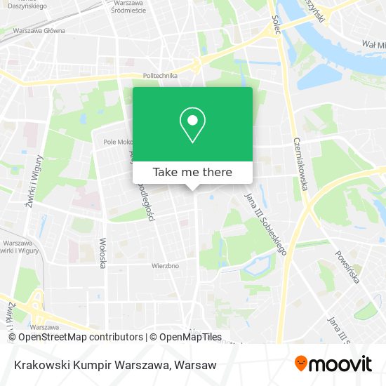 Krakowski Kumpir Warszawa map