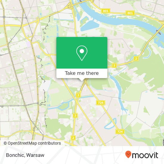 Bonchic, aleja Wincentego Witosa 00-728 Warszawa map