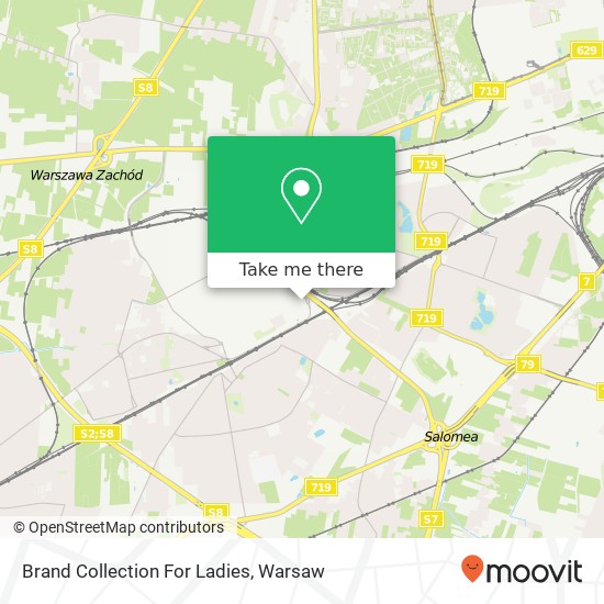 Brand Collection For Ladies, 02-495 Warszawa map