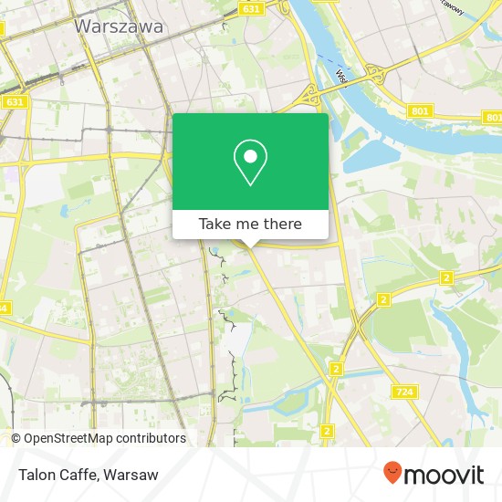 Talon Caffe, ulica Belwederska 20 00-762 Warszawa map