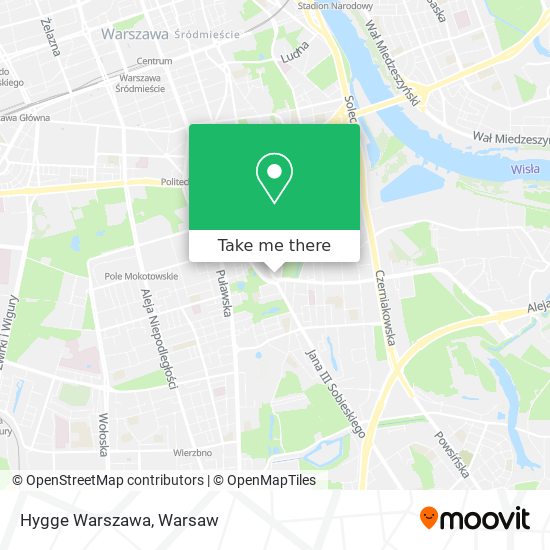 Hygge Warszawa map