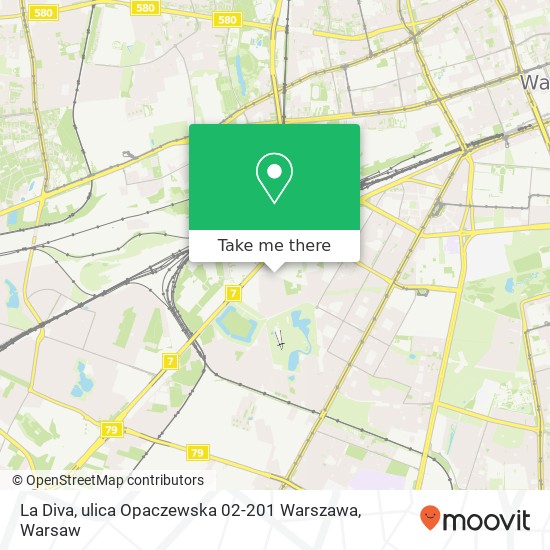 La Diva, ulica Opaczewska 02-201 Warszawa map