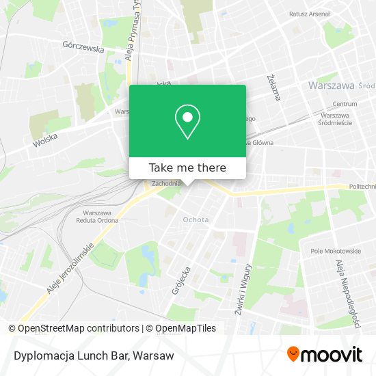 Dyplomacja Lunch Bar map