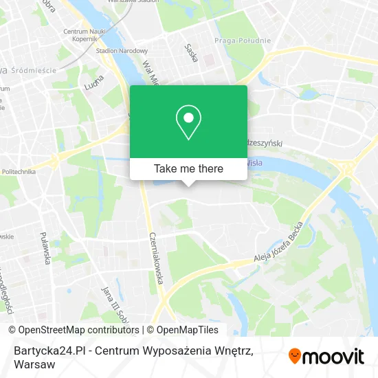 Bartycka24.Pl - Centrum Wyposażenia Wnętrz map
