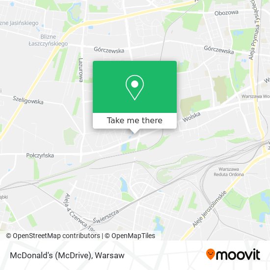 McDonald's (McDrive) map