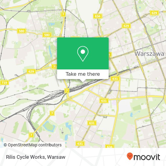 Rilis Cycle Works, ulica Tunelowa 2B 01-221 Warszawa map