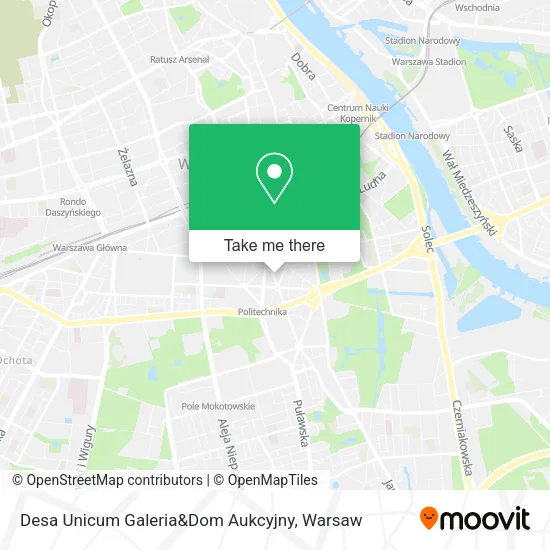 Desa Unicum Galeria&Dom Aukcyjny map
