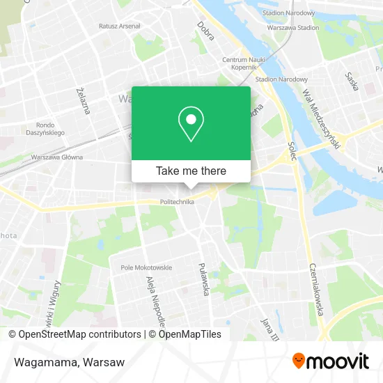 Wagamama map