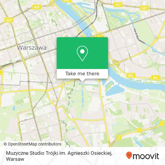 Muzyczne Studio Trójki im. Agnieszki Osieckiej map