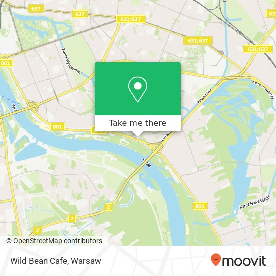 Wild Bean Cafe, ulica Wal Miedzeszynski 670 03-994 Warszawa map