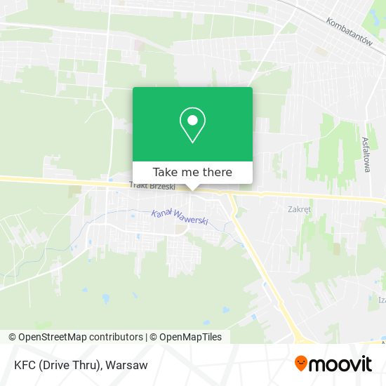 KFC (Drive Thru) map