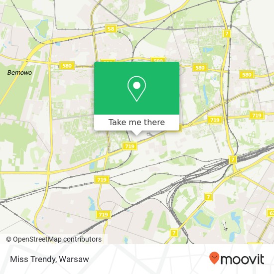 Miss Trendy, 01-258 Warszawa map