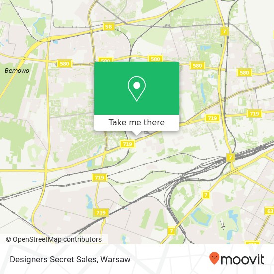 Designers Secret Sales, 01-258 Warszawa map