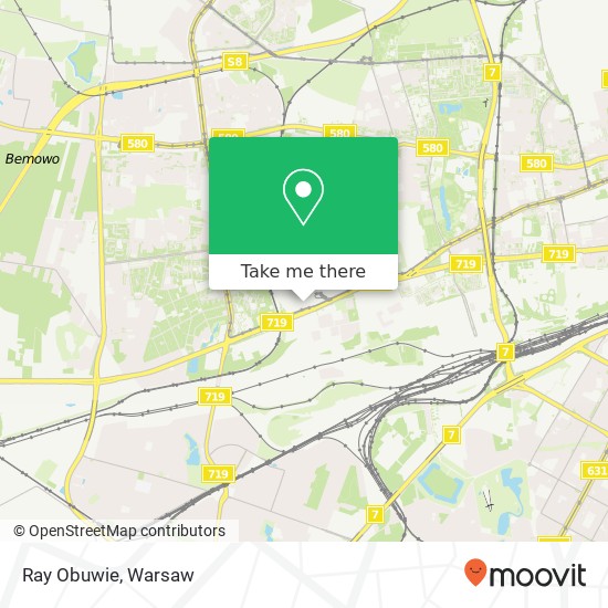 Ray Obuwie, 01-258 Warszawa map